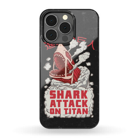 Shark Attack On Titan Phone Case